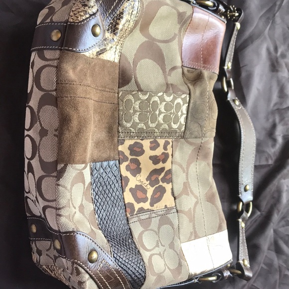 Signature Coach Patchwork Hobo Bag - Picture 4 of 4